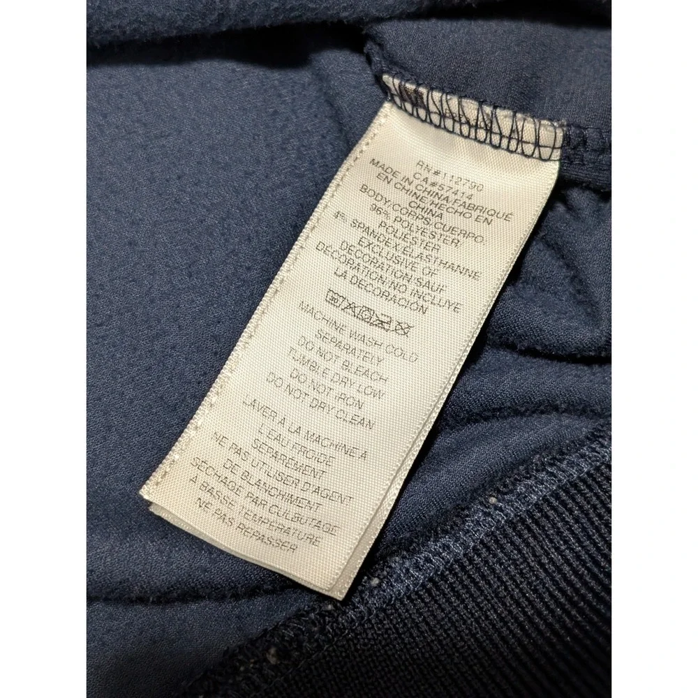 True Religion Track Jacket Mens S Navy World Tour Velour Zip Up Striped Ribbed